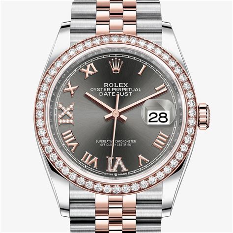 rolex datejust oystersteel e oro everose|rolex datejust 36mm price.